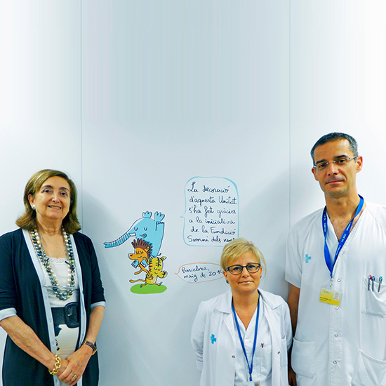 UCI del Hospital Vall d'Hebron estrena decoración